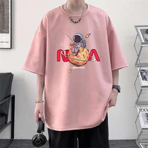 麂皮绒短袖t恤男大码半袖男 JD82287-P25图片
