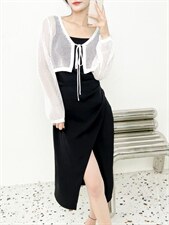 早秋2件套连衣裙！防晒俩不误！，女装连衣裙，依挺好