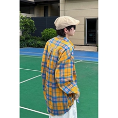 法式格子衬衫衬衣外套男女春夏季2026年新款小个子外搭防晒上，男装防晒衣，星座218-1（原230）