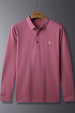HYD8352秋季男士t恤polo衫长袖翻领修身休闲商务高端体恤P72，男装T恤，电商B360