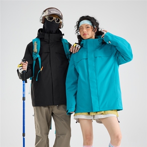 冲锋衣2025新款秋冬三合一户外防风登山运动外套A436-6688-P105