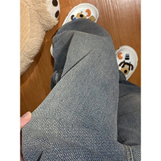 现货美式星空纹牛仔裤男夏季直筒裤高街潮牌痞帅裤子WLG155-P45，男装牛仔裤，星座1008