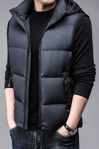 B8011白鸭绒90绒时尚休闲简约百搭冬季厚款中年男士羽绒服图片