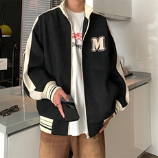 外套男2023新款秋季潮流百搭宽松棒球服夹克上衣JK0295-P90，男装夹克，星座308B-2