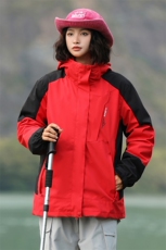 户外三合一拼接冲锋衣宽松百搭防风防水外套夹克男女款1818-P95，男装夹克，电商B306