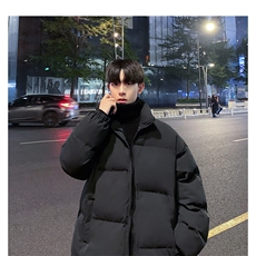 潮流冬季棉衣男宽松潮牌外套面包羽绒棉服拉链立领保暖棉袄，男装棉衣，星座1210-1