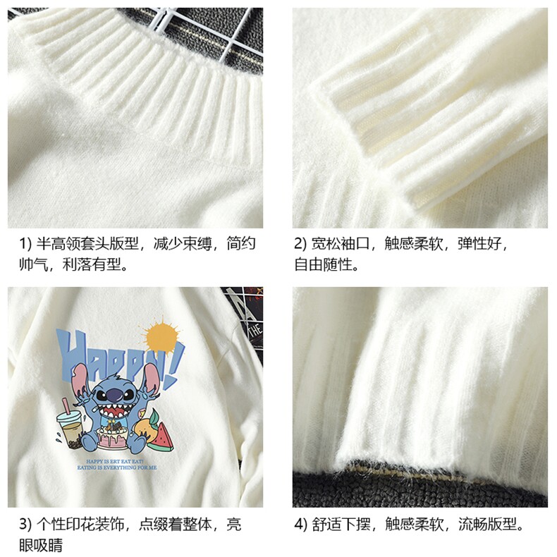 M18077-P45加绒款-P65半高领毛衣男士大码针织衫男毛线衣男线衫,男装针织衫/毛衣,电商A040A