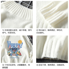 M18077-P45加绒款-P65半高领毛衣男士大码针织衫男毛线衣男线衫，男装针织衫/毛衣，电商A040A
