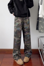 B221美式ins高街宽松迷彩牛仔裤LK25444-特P45控78，男装牛仔裤，电商B221