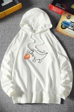 WY2040-P40纯棉连帽卫衣男大码运动帽衫宽松薄外套男麒麟风，男装卫衣，电商A040A