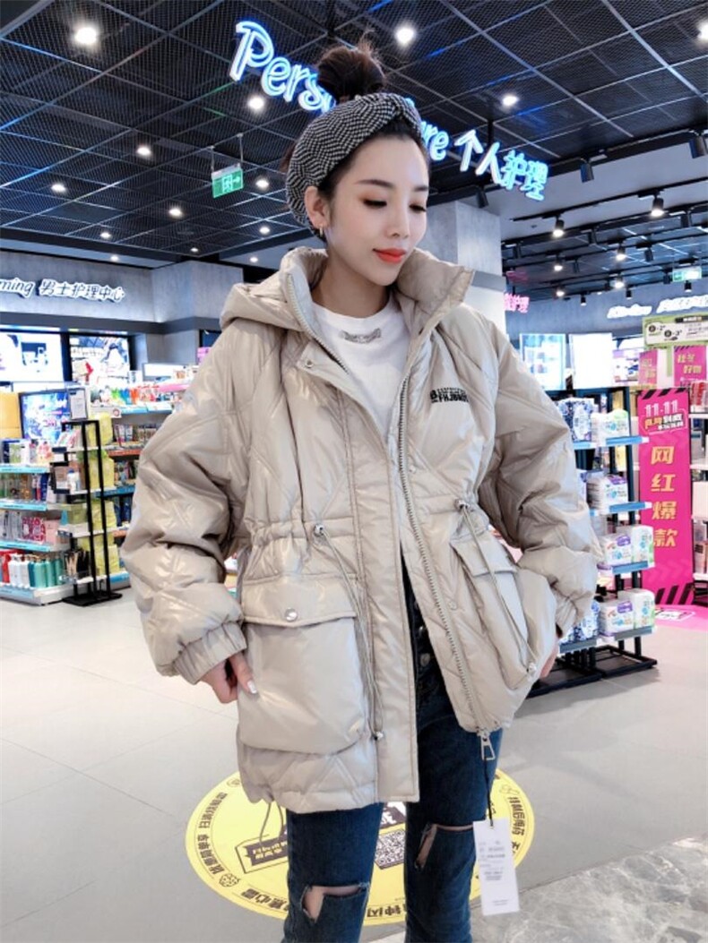 韩版90绒羽绒服，女装羽绒服，一杭