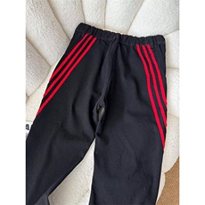美式高街复古拼色直筒裤男cleanfit撞色条纹休闲长裤WLA4466-P45，男装休闲裤，星座1008