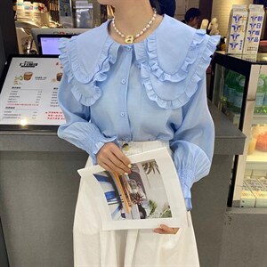 韩版娃娃领小衫,其它,朵缇