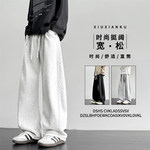 弯刀M-5XL华棉62%运动卫裤潮牌设计感休闲长裤X1310特批29图片