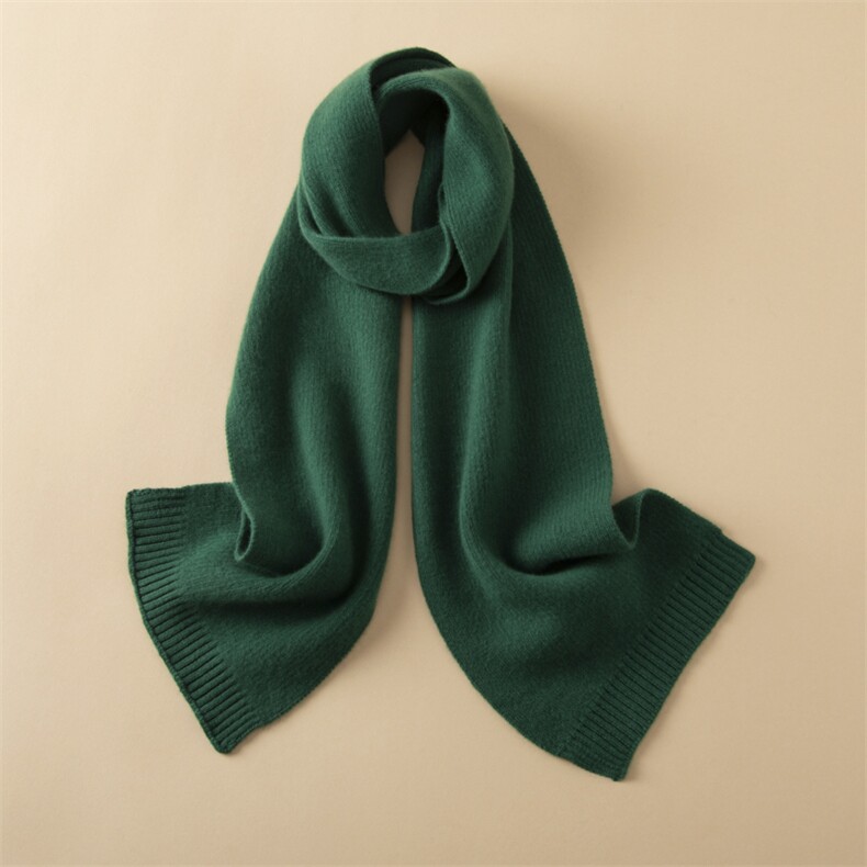 其他羊毛春秋围巾男女通用纯色针织围脖护劲保暖百搭,饰品围巾,朴石羊绒