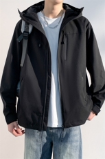 新款男女高品质户外登山服青少年学生冲锋衣夹克外套HS6607-P65，男装夹克，星座1206（原A206）