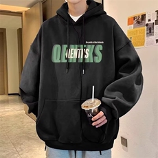 连帽卫衣男款秋冬季美式外套头衫长袖宽松大码青少年休闲运动潮牌，女装短外套，星座506A