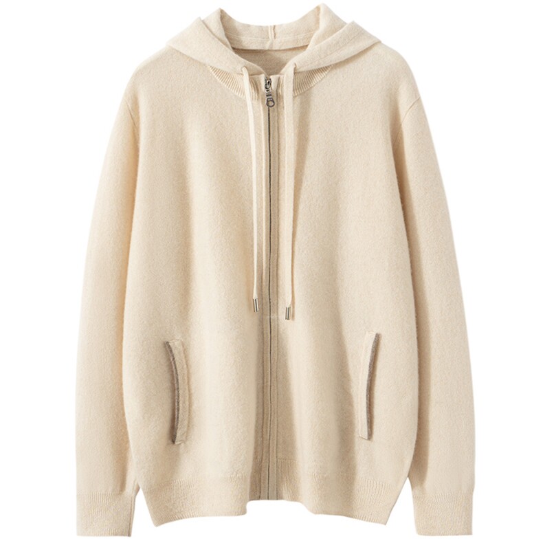 时尚男士羊绒拉链开衫高品质35%羊绒面料舒适保暖简约百搭，男装羊绒开衫，蚂蚁派对工厂直营店