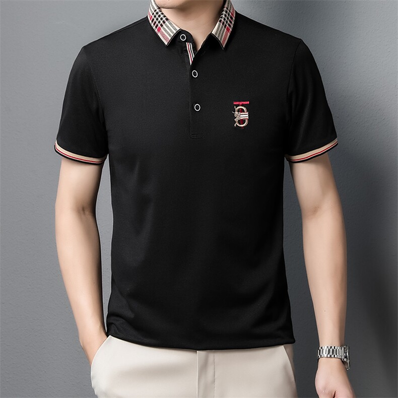 DYWJ850钱塘2020-3夏季薄款休闲翻领男士时尚上衣P48,男装T恤,钱塘207-3