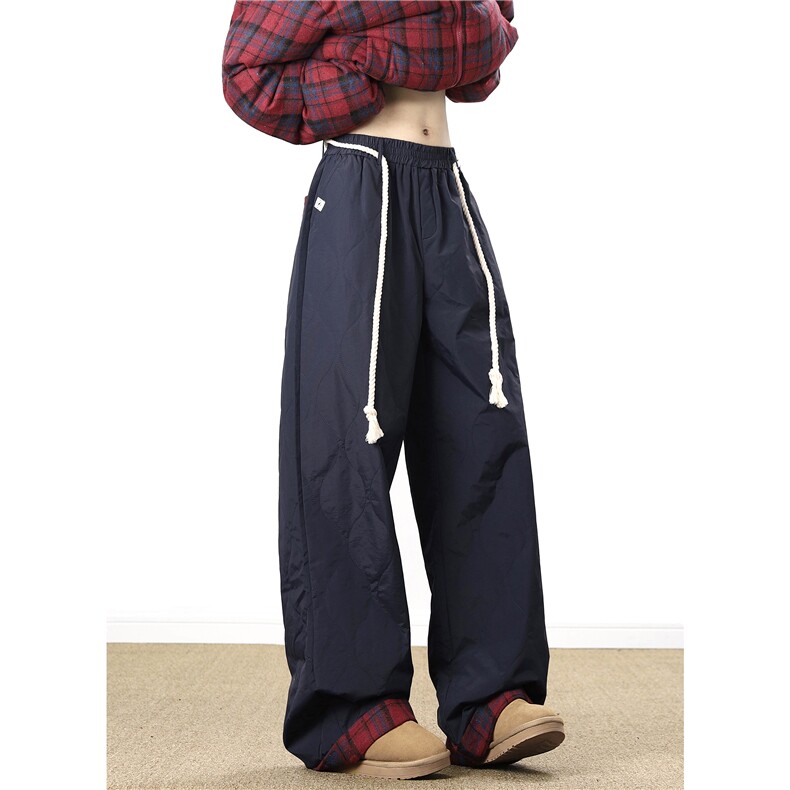 【现货】XZ612-K232-P65冬季棉裤葫芦纹压线加绒防水滑雪裤防风裤，男装休闲裤，星座612