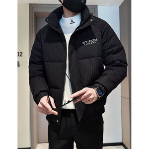 棉衣男士修身潮牌棉袄新款冬季时尚棉服痞帅外套 M605图片