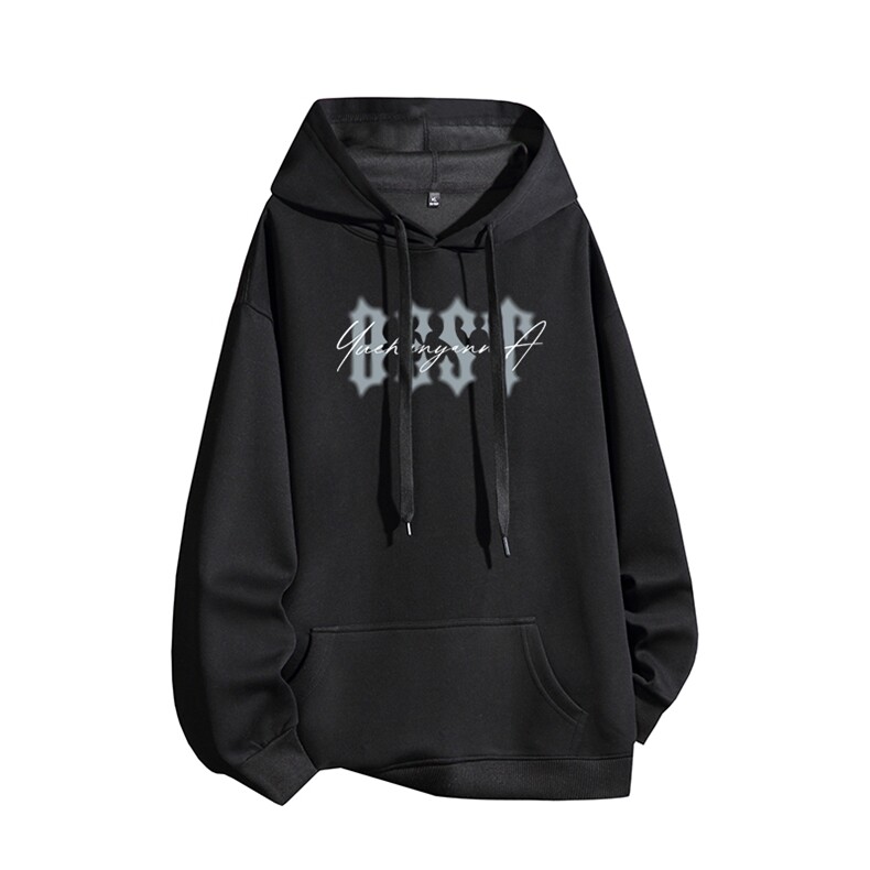 得物供货、复合重磅420克现货连帽卫衣宽松HD019-1-HML263-特P45,男装卫衣,电商019-1