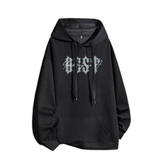 得物供货、复合重磅420克现货连帽卫衣宽松HD019-1-HML263-特P45，男装卫衣，电商019-1