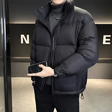 90%标白鸭绒2025冬季高品质无胆穿刺宽松羽绒服外套M675-P360，男装羽绒服，电商A413