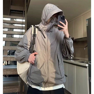 山系机能冲锋衣男夏轻薄款户外速干防晒皮肤衣服夹克外套WL97-p45图片