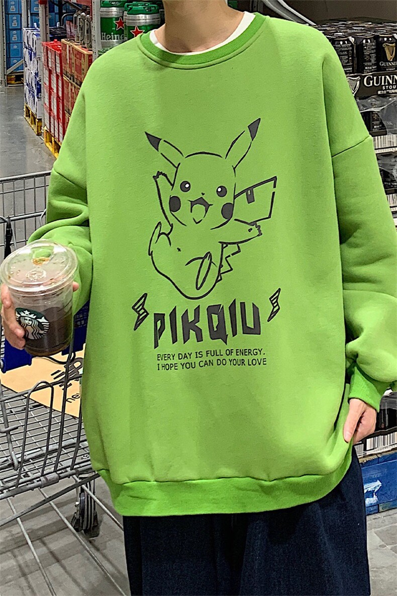 S6078-P35春季圆领卫衣男大码韩版宽松长袖外套男,男装卫衣,电商A040