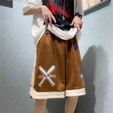 夏季新款休闲裤潮男运动裤简约时尚潮牌宽松型五分裤K3964-P28，男装休闲裤，星座512-2