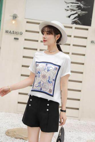 时尚缎面(醋酸面料)美图T，女装，湘怡服饰