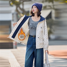 2026年冬季休闲加绒新款外套，女装短外套，红依一坊