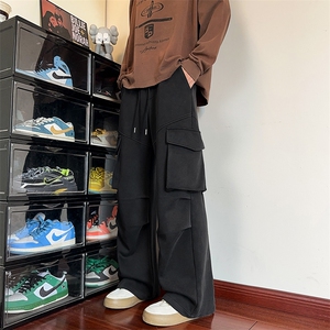 秋季美式380g水洗棉大口袋男大码工装裤休闲裤K24002-特P60控108图片
