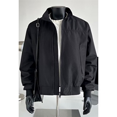 J022-P57气质棒球服外套男女新款秋季日系复古休闲工装宽松上衣，男装T恤，电商B323A