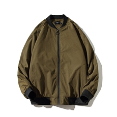 情侣潮大码宽松休闲多色光板夹克棒球服外套潮J7204P30【特价】，男装夹克，电商A007