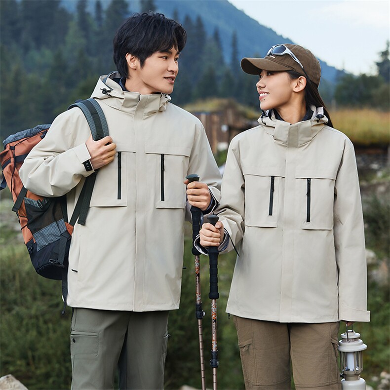 连帽长袖直筒型拉链2024年秋季时尚都市男士外套男装，男装夹克，衫都服饰