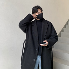 秋冬季新款男士毛呢大衣男中长款呢子大衣风衣宽松外套F28-P73，男装风衣，星座308B-2