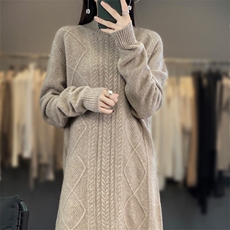 2025年秋季新款百搭女士菱形羊毛长袖套头衫，女装羊毛衫，春贝羊绒