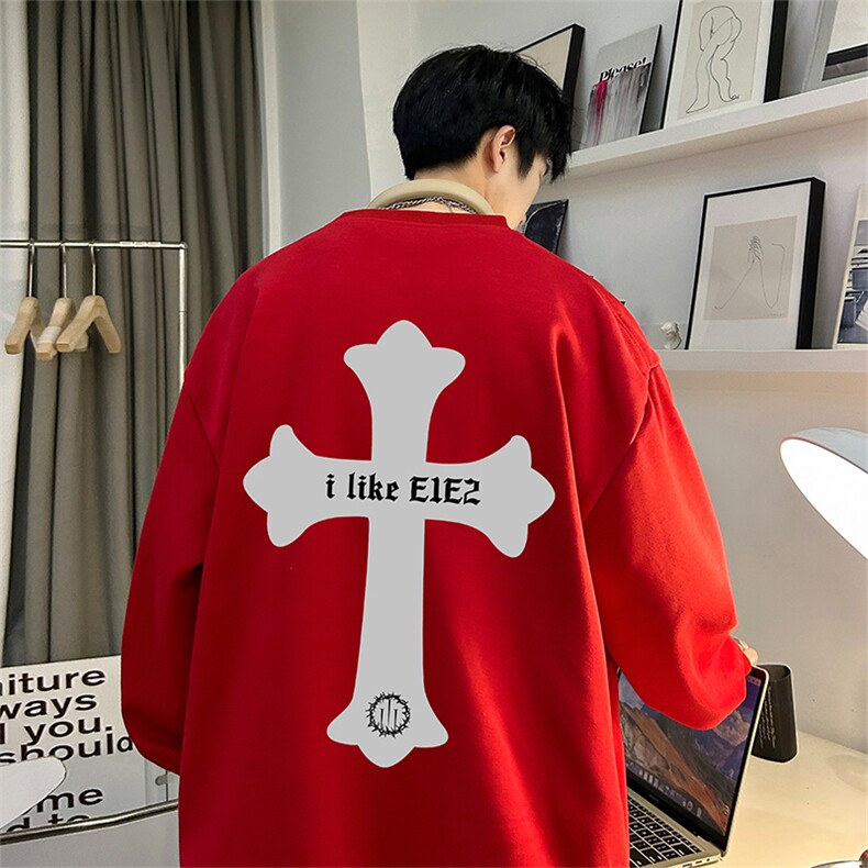 直播品质360克重磅美式卫衣H329特P28同步供应棉H329HM特P38,男装卫衣,电商A486