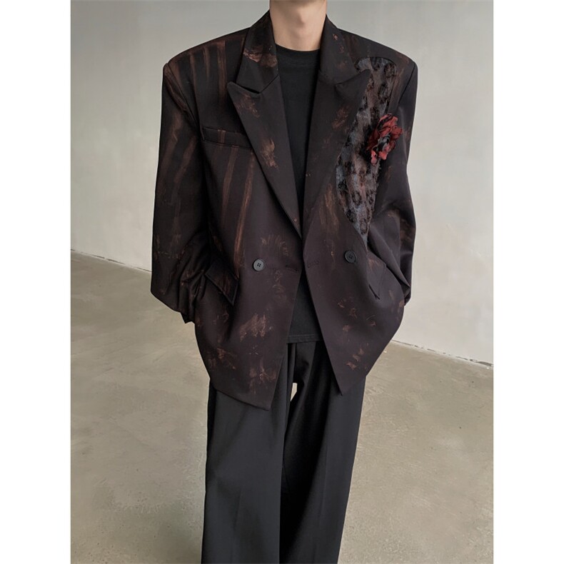 现货！25哥特立体花瓣高级西装外套XZ78--P178，男装西服，电商B288