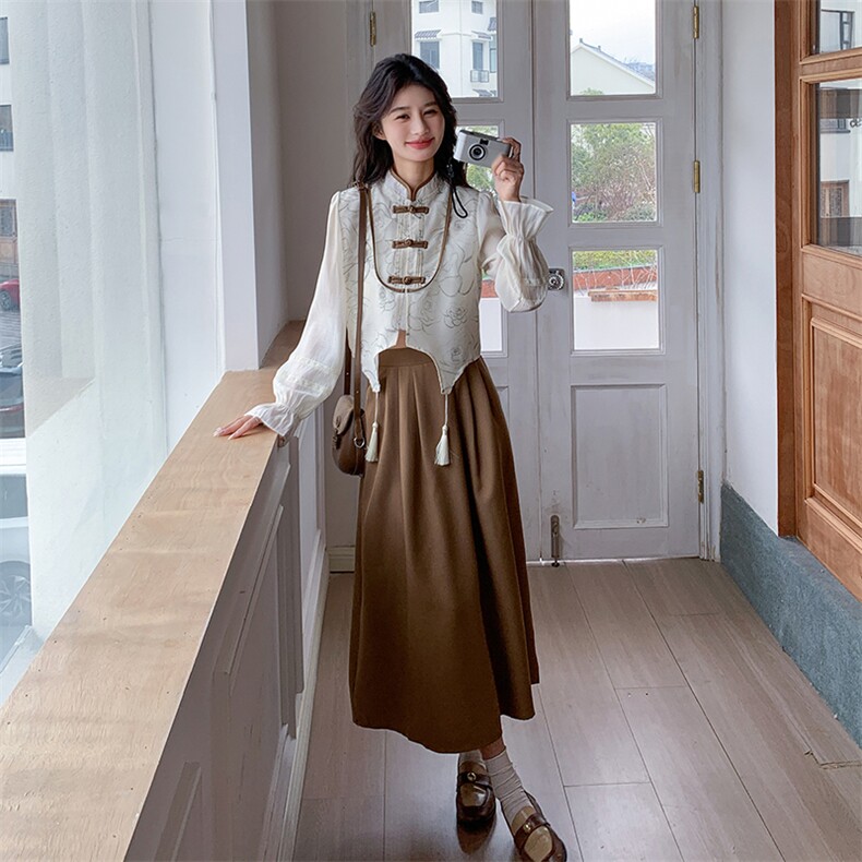 【新款现货】法式宫廷风重工设计款连衣裙088-6601P145K198,女装套装/套裙,2C088