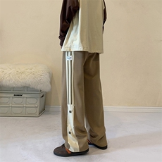 B266-Z211-P5523秋季宽松休闲链条垂感阔腿长裤，男装休闲裤，星座B257-1