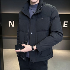 88578-L-4XL-P185标50绒店主风冬季特殊面料立领男士休闲羽绒服，男装羽绒服，电商B255