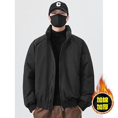 现货美式高街休闲棉衣夹克三防立领纯色户外工装加厚棉服外套，男装夹克，电商A486