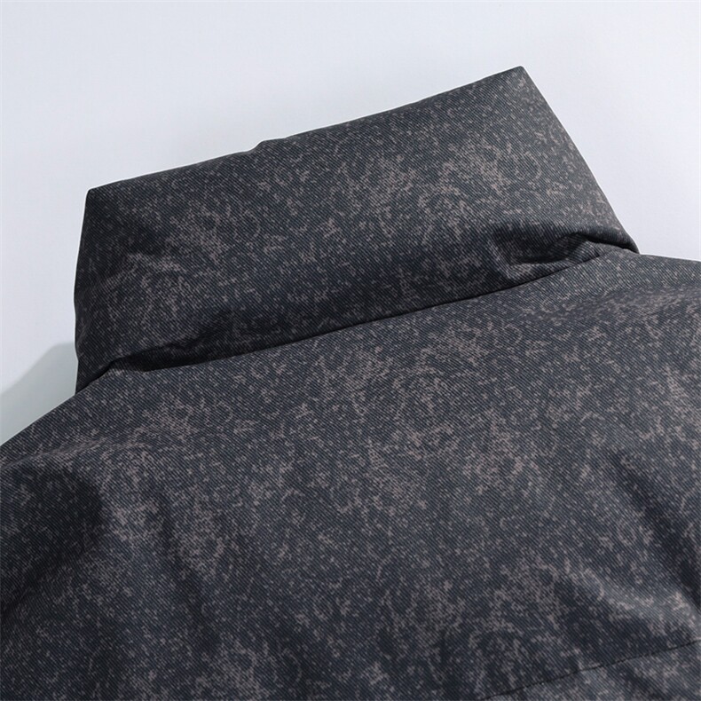 复古做旧冬装立领棉服男女棉衣外套光板面包服高街HZ8819-P88,男装棉衣,星座610B-1
