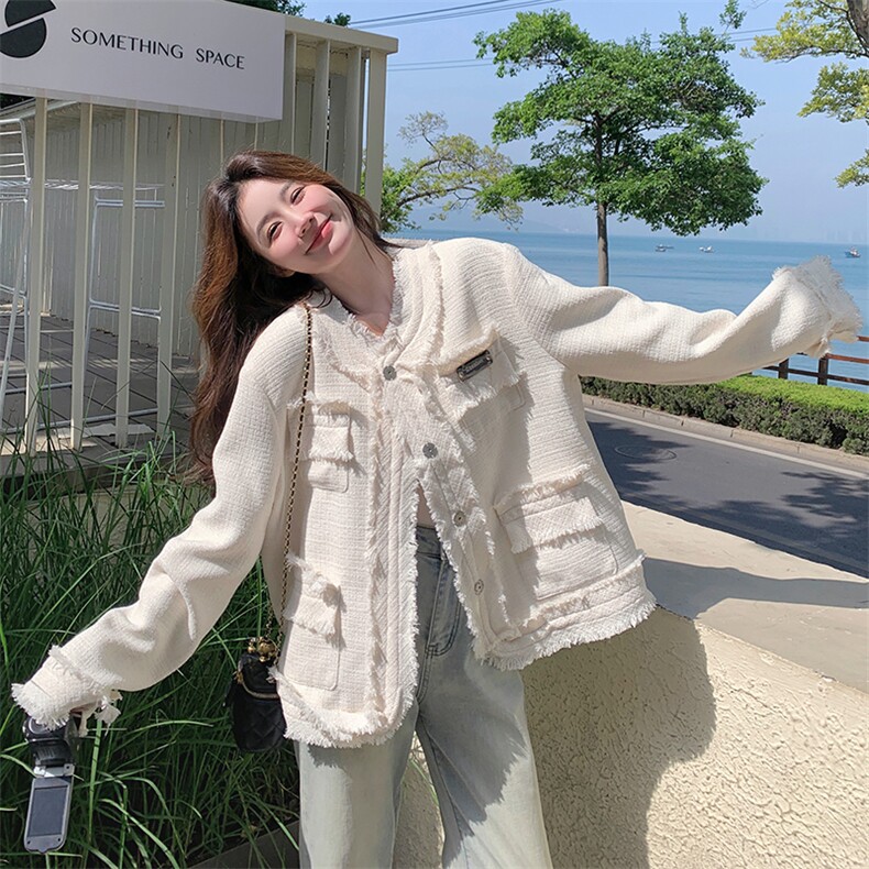 已出货小香风休闲外套AD709-P145K208,女装短外套,2B187