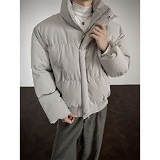 冬季clean纯色棉服潮流中性加厚短款棉衣HZ8816-特P68不议价，男装棉衣，星座610B-1