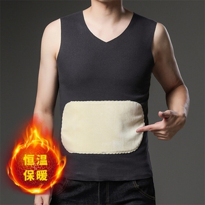 德绒保暖背心男士加绒加厚无痕坎肩2025年春季内穿马甲图片