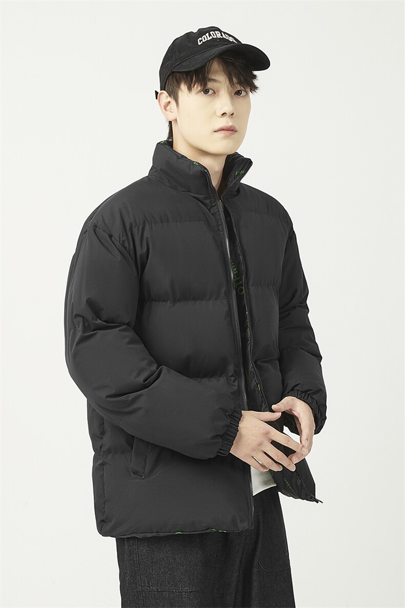 无影墙2026新品冬季宽松双面穿情侣装棉服棉衣加厚外套M218-P68,男装棉衣,星座717